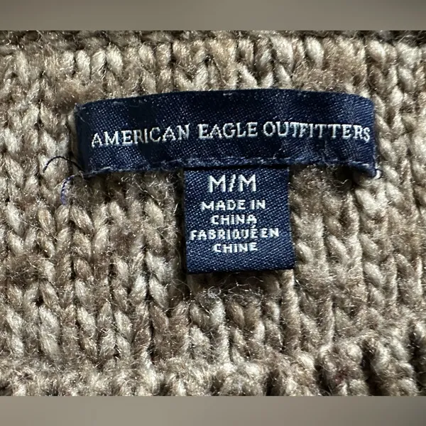 American Eagle Knit wool blend Sweater Medium - Image 9