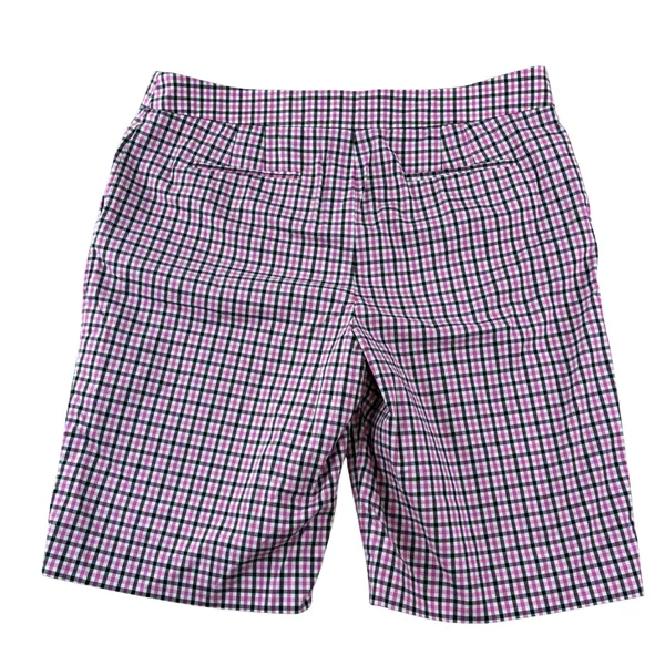 Jones New York Womens Plaid Bermuda Short Women 16 Pink Country Club Golf Resort - Image 2