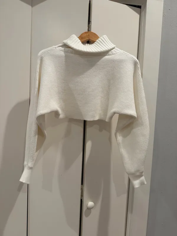 Sky to Moon Cropped Sweater  - Image 2