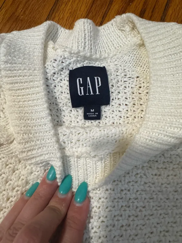 White Gap Sweater - Image 2