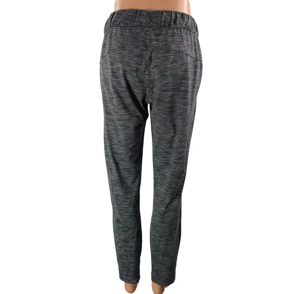 Lululemon Jet Women's Heather Black Mid Rise Slim Tapered Trousers Pants Size 4 - Image 3