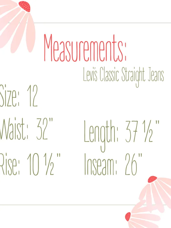 Levi's Womens Classic Straight Ankle Jeans Size 12 White High Rise 5-Pocket - Image 3