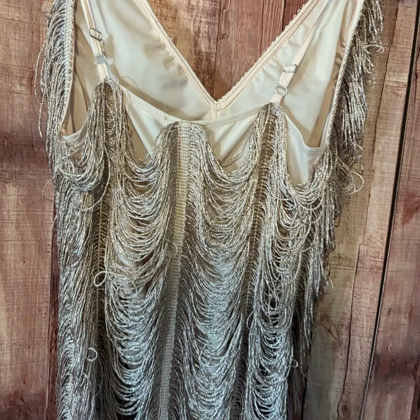 PrettyLittle Thing‎ Rose Gold Dress Size 4 - Image 6