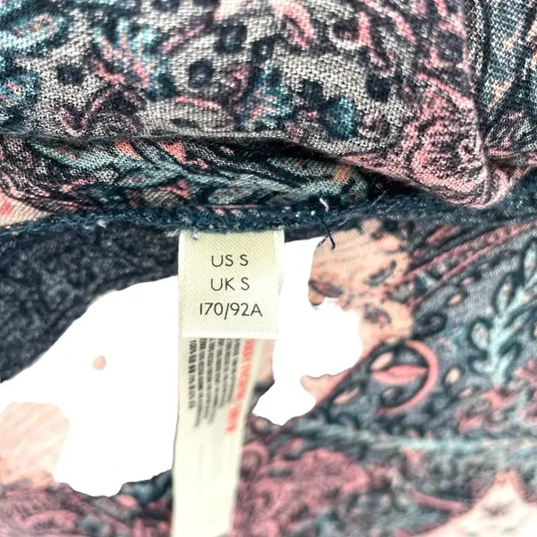 Free People Count Me In Trapeze Tunic Top Black Lace Pink Size Small‎ - Image 12
