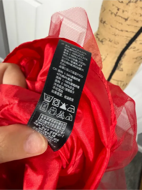 Vintage Forever 21 Red Satin Bow Back Mini Dress Sz S Petite NWOT - Image 13