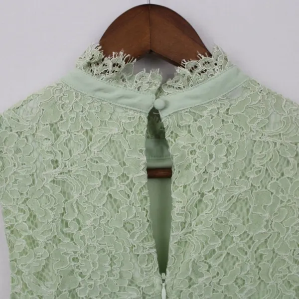 NWT altard state seafoam lace‎ dress L - Image 8