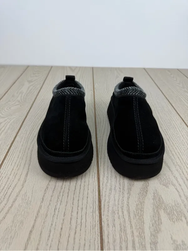 Koolaburra by UGG Women's Burree Platform Slippers US5 Black & Grey Trim $90 - Image 2