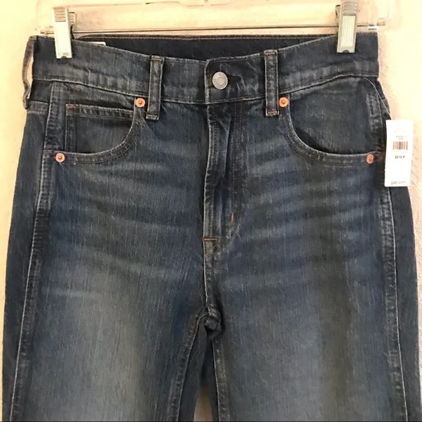 Gap vintage flare high rise wide leg denim jeans 25/0‎ - Image 3