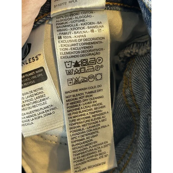 Levi’s 94 Baggy Jeans Womens Size 27 Medium Wash High Rise Relaxed Straight - Image 5