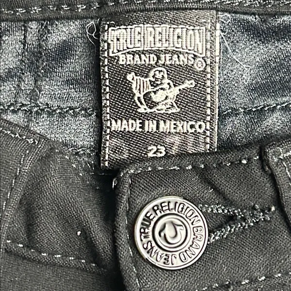 True Religion Stella Stretch Pointe Skinny Jeans Size 23 - Image 9