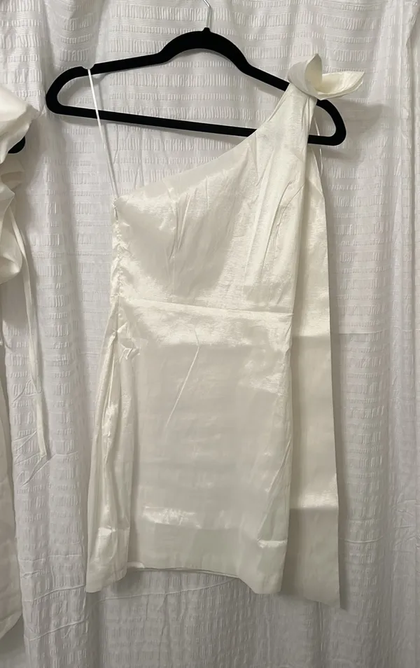 White Mini Dress - Image 3