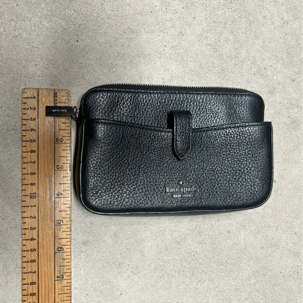Kate Spade Leila Pebbled Small Tab Crossbody Shoulder Mini Bag Black *NO STRAP - Image 2