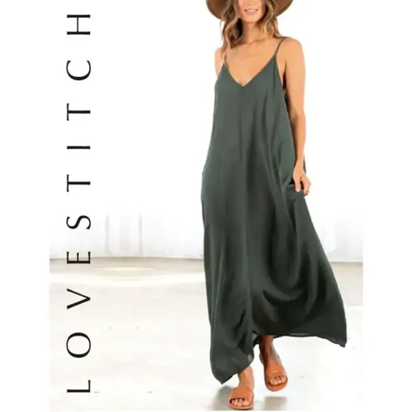 ✨Vici Lovestitch Maxi Tank Green Sz Small Dress✨ - Image 6