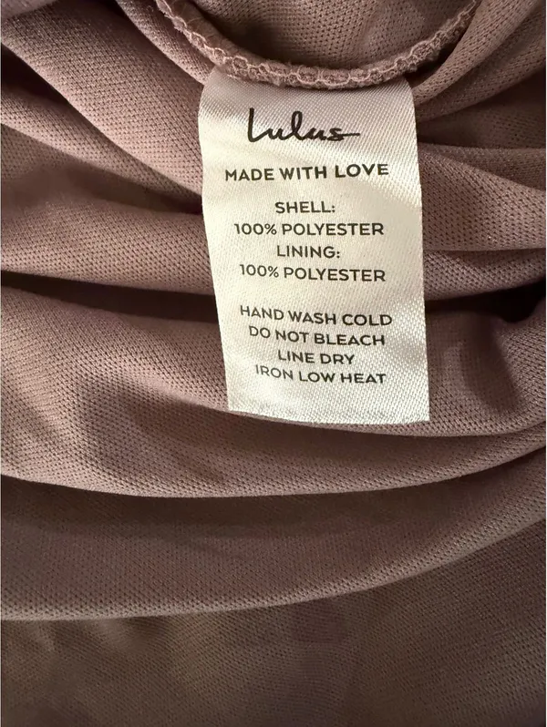 Lulus NEW Formal Dress Large Muted Purple Maxi Wedding Special Occasion Prom - Image 9