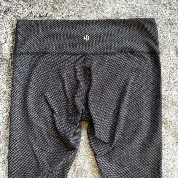Lululemon Wunder Under Pant Sz 8 White Diamond Dot - Image 9
