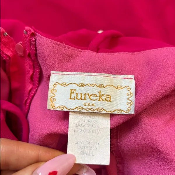 Eureka Vintage Dress Pink - Image 3
