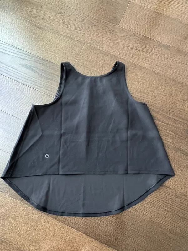 high neck black tank - Image 2