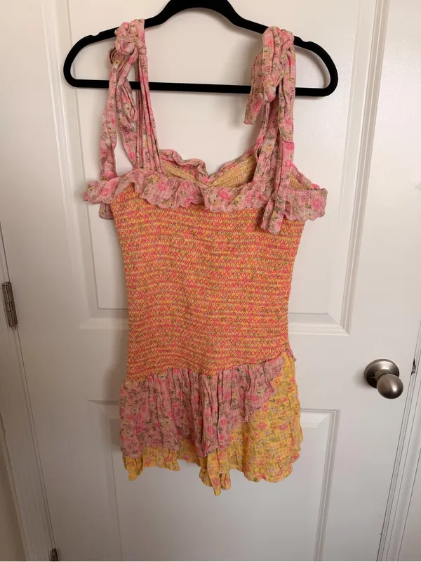 Loveshack Fancy Aya Dress Medium - Image 6