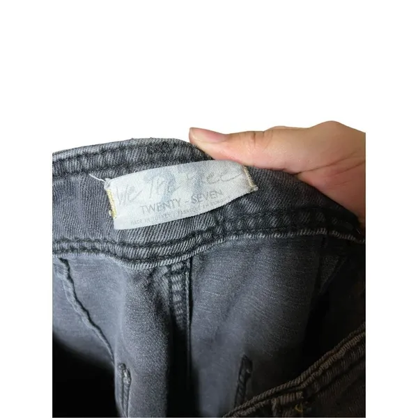 We The Free High Rise‎ Wide Leg Black Jean Size 27 - Image 7