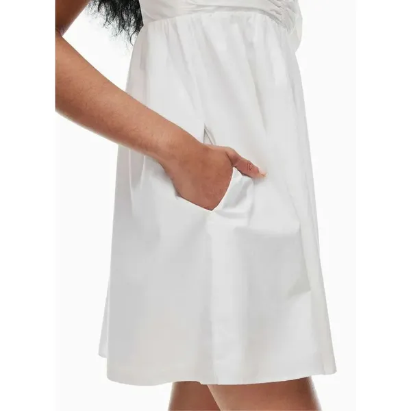 ✨Aritzia Wilfred Amuse Poplin Mini White Sz XS Dress✨ - Image 4
