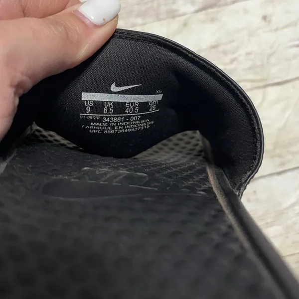 Nike Benassi JDI Slide Sandals Black Rose Gold Women's Size 9 Sandal Slip-On - Image 8