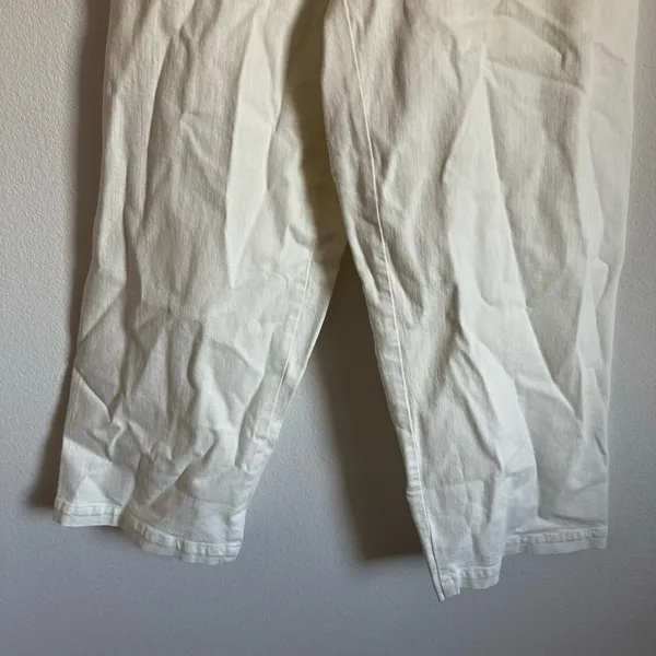 Madewell The Curvy Emmett Wide-Leg Jean in Tile White Welt Pocket Edition SZ 27 - Image 9