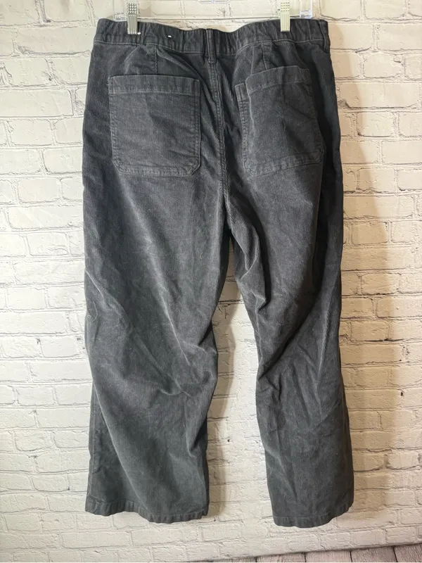 American Eagle Outfitters women’s Corduroy Wide-Leg Pants in Charcoal Gray 12 - Image 4