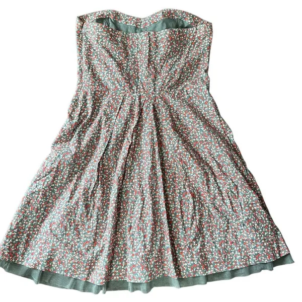 American Eagle Floral Strapless Dress - Image 2