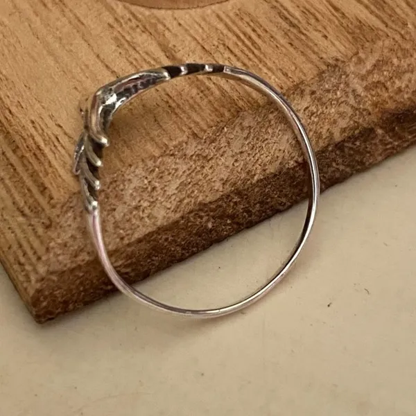 Sterling Silver Buck Deer Head Ring Sizes 7,8,9 Silver - Image 4