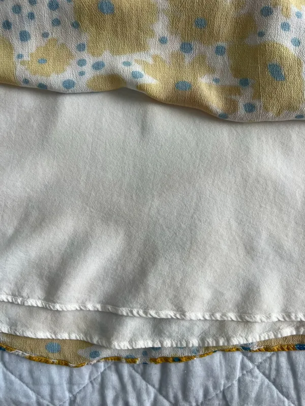 Vera for Anthropologie Sz XS Buttercup Mini Dress Floral Yellow Blue Buttons - Image 12