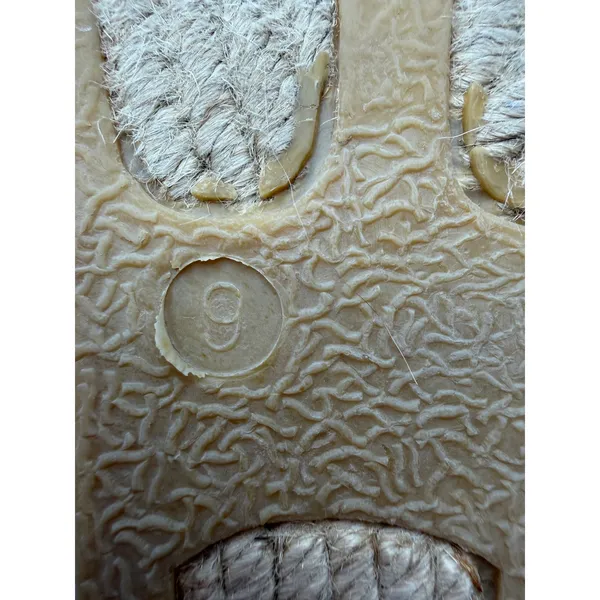 Tory Burch Colorblock Pink Navy Canvas Espadrille Flats Jute Double T Logo Sz 9 - Image 10