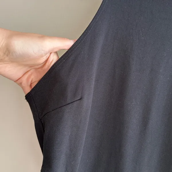 Rolla Coster Black Bodycon Tank Top Cutout Zippered Dress, Size Medium - Image 7