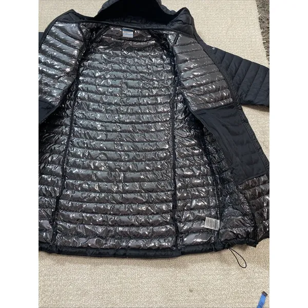 Columbia Women's White Out Mid Omni-Heat long black parka with hood size 1X NWT - Image 15