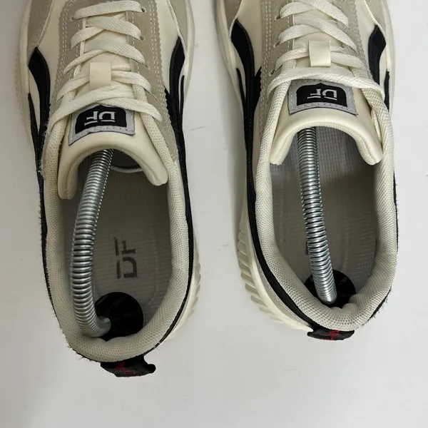 De Florance Cloudea Leather Sneakers Shoe Size 9.5 Cream Black Italy - Image 11