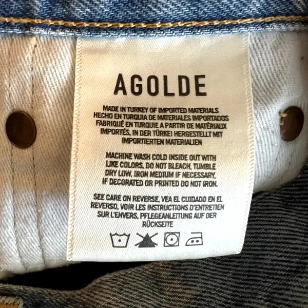 Agolde Parker denim Blue shorts size 27 - Image 5