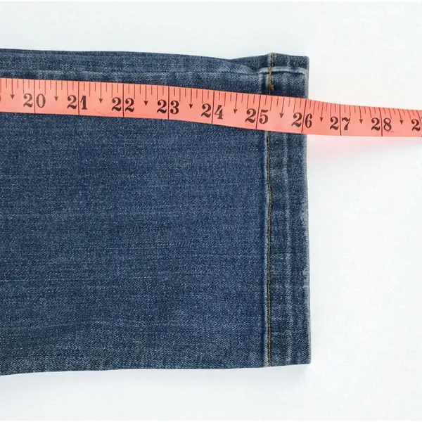 SPANX Ankle Straight PullOn Jeans W's L Vintage Indigo Shaping Comfort Travel - Image 12