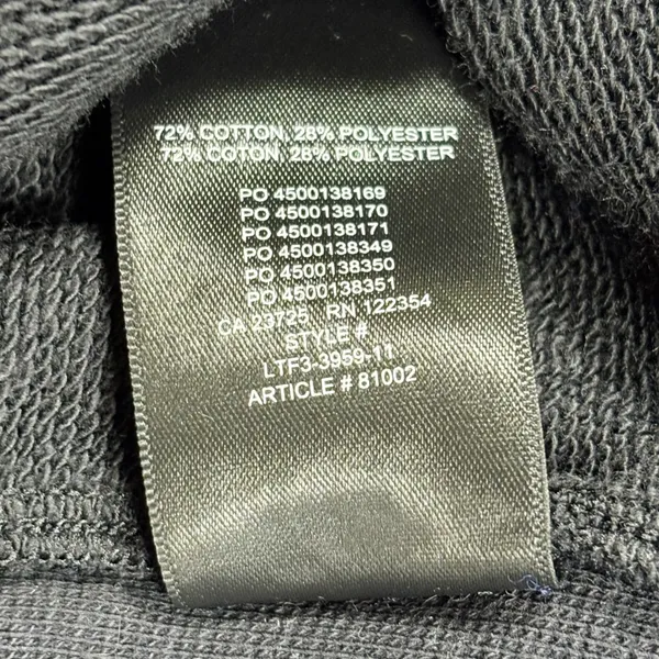TNA‎ Aritzia Airyaf Women Fleece Crop Hoodie Black Size 2 XS Boxy Sweatshirt - Image 8