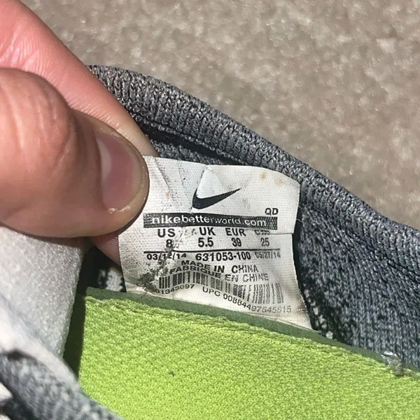 Nike Black and Gray Free FlyKnit 4.0 Running Sneakers - Image 6