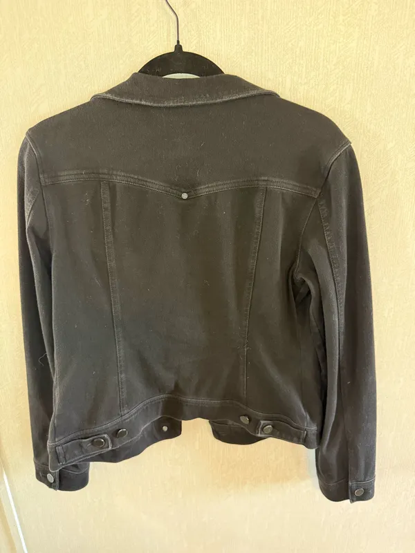 Liverpool Los Angeles Black Denim Jacket Women's Size Small - Image 2