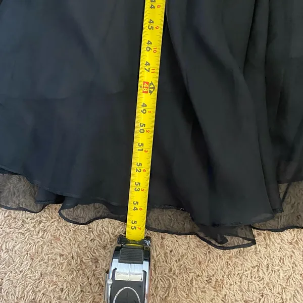 Womens Let’s Dress size Medium Black - Image 11