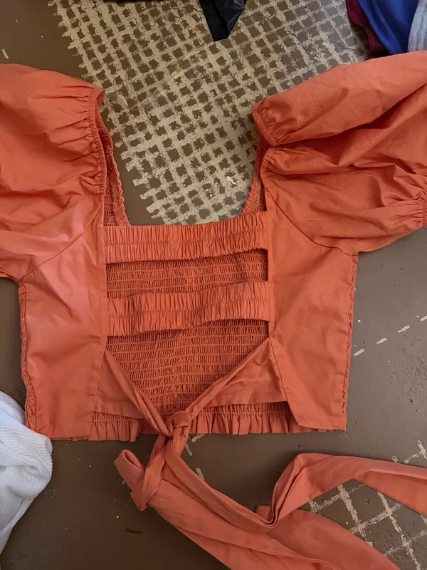 summer top Orange - Image 2