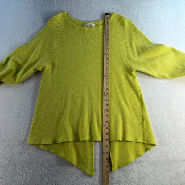 We The Free People Womens Small Amelia Tunic Thermal‎ Oversized Split Back Green - Image 10