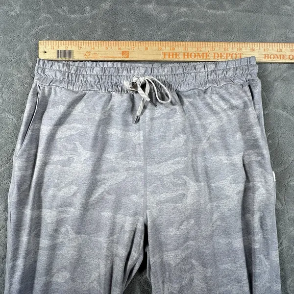 Vuori Performance Jogger Grey Camo Drawstring Sweatpants Dreamknit Women Medium - Image 8