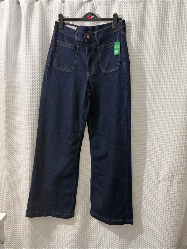 Gap Women’s High Rise Stride Wide-Leg Jeans Size 30/10R - Image 2