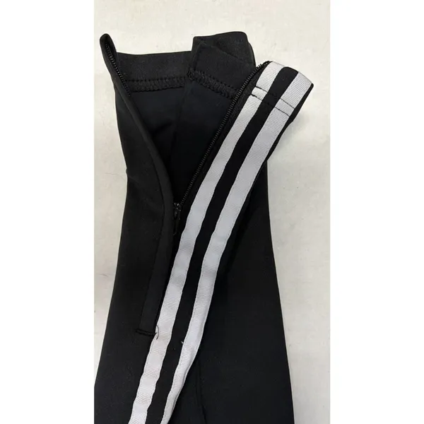 Adidas Originals Primeblue SST Track Pants Black White 3-Stripe Joggers Medium - Image 7