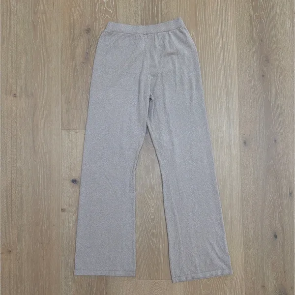 White Fox Pants Elasticated Waist Straight Leg Size M Light Tan - Image 3
