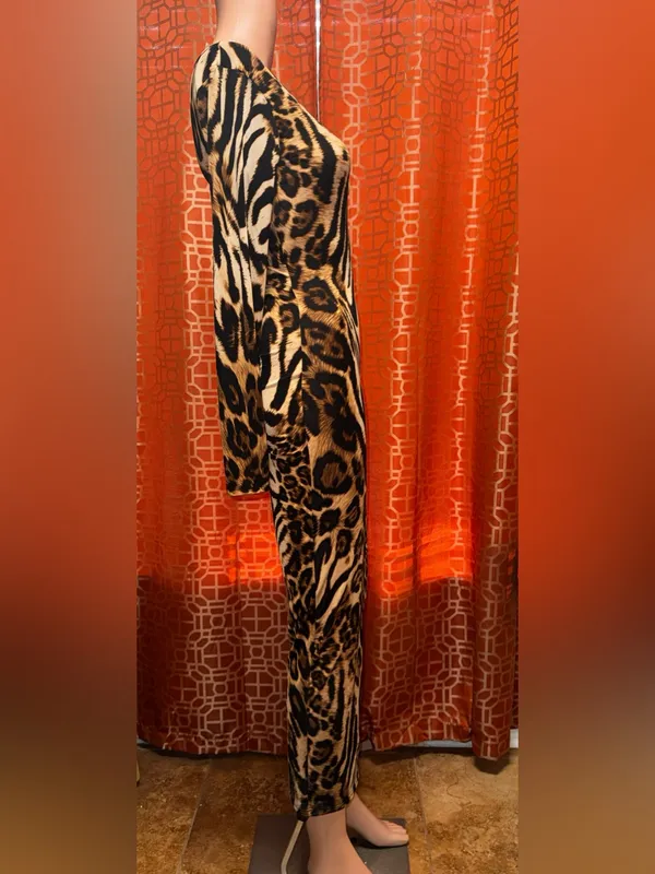 Cameo Animal Print Maxi Dress Size Small - Image 2