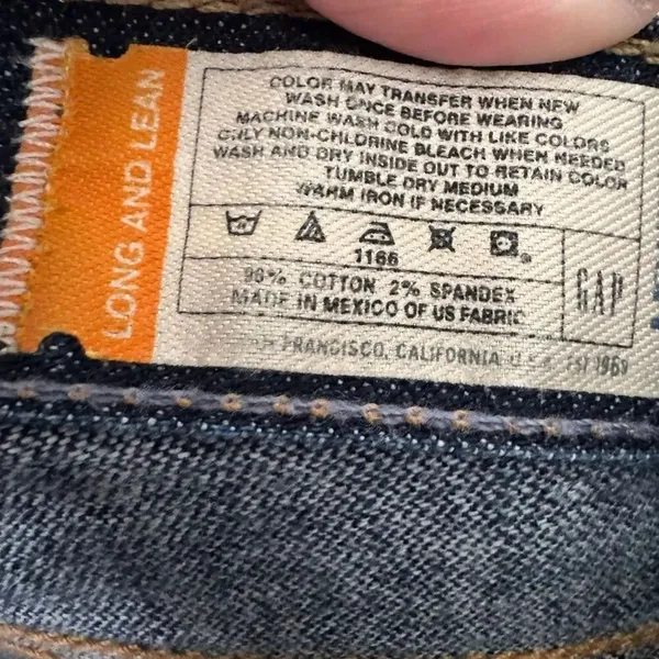 Gap 1969 Long And Lean Bootcut Flare Jeans Dark Wash 14R - Image 6