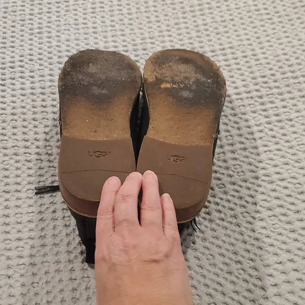 UGG Black Ankle Booties with Cozy Lining and Durable Sole (23) - Image 5