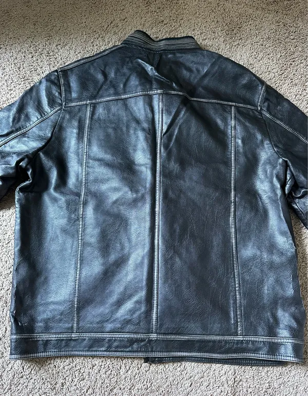 INC Leather Jacket - Image 3